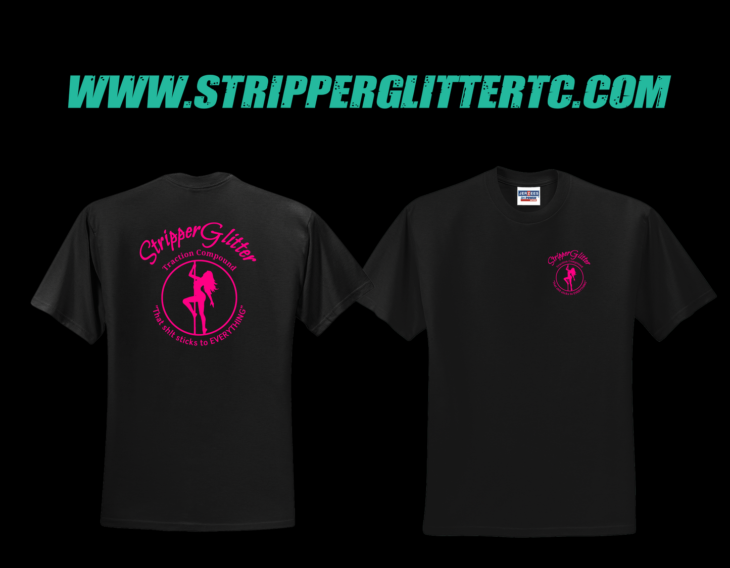SG Original Logo Black/Pink T-Shirt